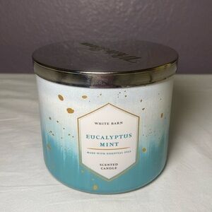 White Barn Bath & Body Works Eucalyptus Mint 14.5oz 3-Wick Candle NWT
